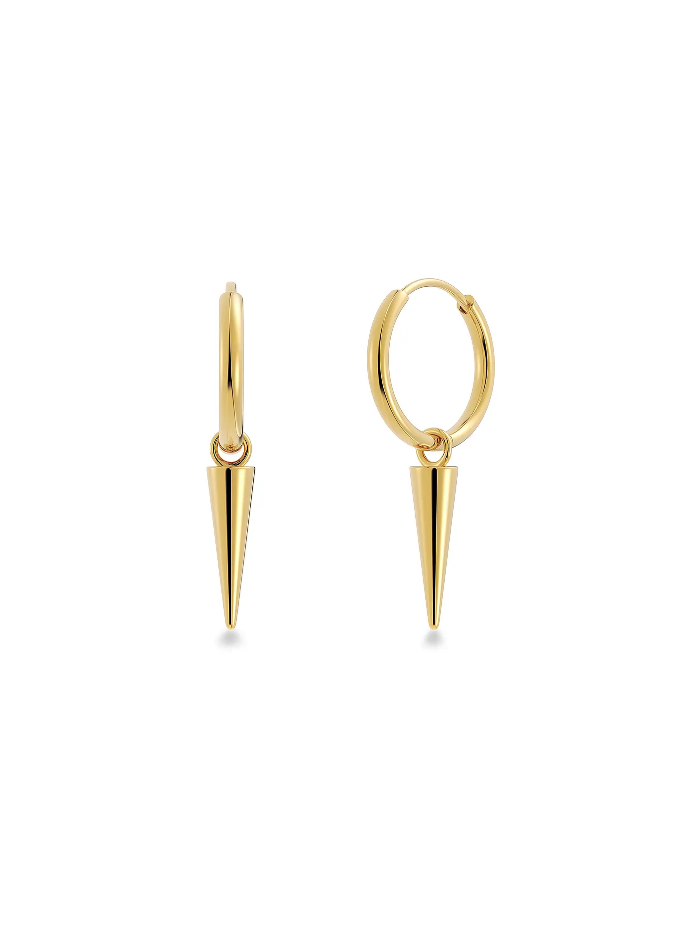 EDBLAD | Ohrringe PEAK HOOPS Steel | gold